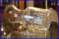 Pichet broc en cristal signé SAINT LOUIS crystal pitcher jug