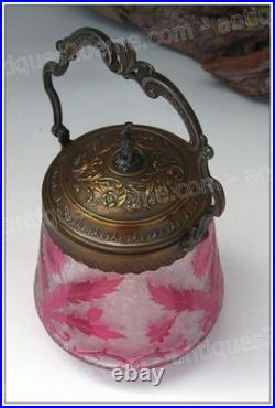 Pot à biscuits en cristal de Saint Louis Cookie jar
