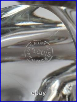 RARE DANS CE FORMAT 22 cmIMPOSANT Cendrier vide-poche cristal Saint Louis 1970