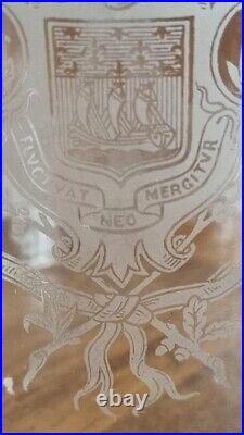 RARE Verre gobelet cristal St Louis Exposition Universelle Paris 1889