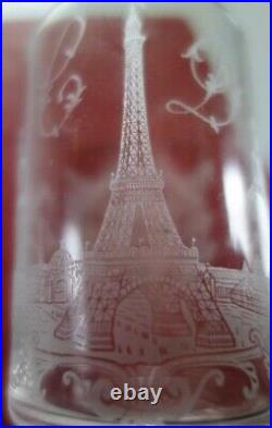 RARE Verre gobelet cristal St Louis Exposition Universelle Paris 1889