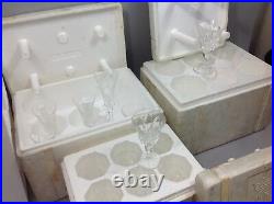 RARE + boîtes! Cristallerie SAINT LOUIS modèle Camargue Service de table 35 pces