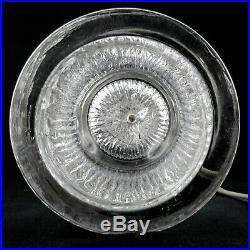 Rare LAMPE Design Cinétique CRISTAL DAUM FRANCE Crystal 20th/st louis/baccarat