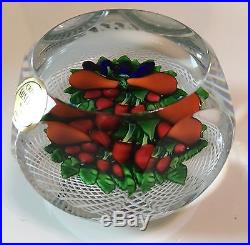 Rare Presse Papier Sulfure Paperweight St Louis 1979 Baccarat Clichy