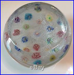 Rare Presse Papier Sulfure Paperweight St Louis Baccarat Clichy