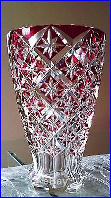 Rare vase en Cristal de ST LOUIS 1930