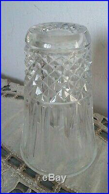 Rarissime Vase En Cristal De Saint-louis Modele Tommy
