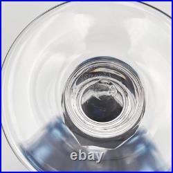Roemer / verre à vin cristal signé SAINT LOUIS doublé BLEU modèle VENDOME 16,8cm