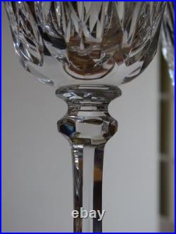 SAINT LOUIS 4 VERRES A VIN ROUGE BORDEAUX CRISTAL TAILLER MOD PROVENCE ht 15 cm