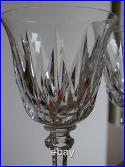 SAINT LOUIS 4 VERRES A VIN ROUGE BORDEAUX CRISTAL TAILLER MOD PROVENCE ht 15 cm