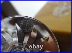 SAINT LOUIS 4 VERRES A VIN ROUGE BORDEAUX CRISTAL TAILLER MOD PROVENCE ht 15 cm