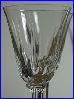 SAINT LOUIS 4 VERRES A VIN ROUGE BOURGOGNE EN CRISTAL MODELE CERDAGNE ht 16 cm