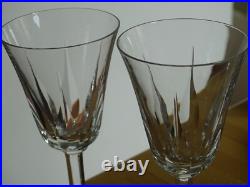 SAINT LOUIS 4 VERRES A VIN ROUGE BOURGOGNE EN CRISTAL MODELE CERDAGNE ht 16 cm