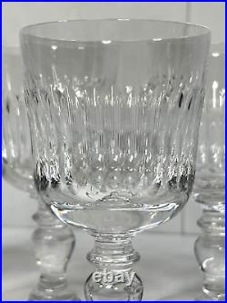 SAINT-LOUIS 5 VERRES À EAU EN CRISTAL MODÈLE SISLEY H14,5cm