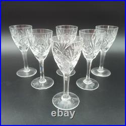 SAINT-LOUIS 6 VERRES À PORTO EN CRISTAL Modèle CHANTILLY Lot2