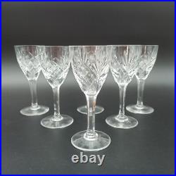 SAINT-LOUIS 6 VERRES À PORTO EN CRISTAL Modèle CHANTILLY Lot2