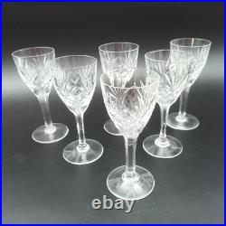 SAINT-LOUIS 6 VERRES À PORTO EN CRISTAL Modèle CHANTILLY Lot2
