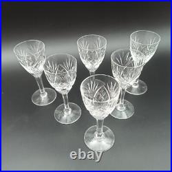 SAINT-LOUIS 6 VERRES À PORTO EN CRISTAL Modèle CHANTILLY Lot2