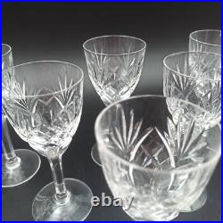 SAINT-LOUIS 6 VERRES À PORTO EN CRISTAL Modèle CHANTILLY Lot2