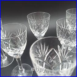 SAINT-LOUIS 6 VERRES À PORTO EN CRISTAL Modèle CHANTILLY Lot2