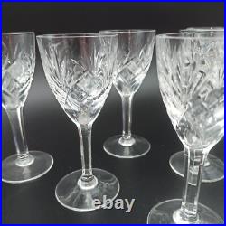 SAINT-LOUIS 6 VERRES À PORTO EN CRISTAL Modèle CHANTILLY Lot2