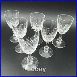 SAINT-LOUIS 6 VERRES À PORTO EN CRISTAL Modèle MASSENET