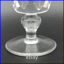 SAINT-LOUIS 6 VERRES À VIN BLANC EN CRISTAL Modèle JERSEY 11,3 cm