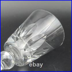 SAINT-LOUIS 6 VERRES À VIN BLANC EN CRISTAL Modèle JERSEY 11,3 cm