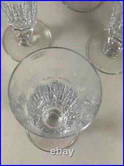 SAINT LOUIS 6 flûtes à champagne cristal a cotes 18,3 cm