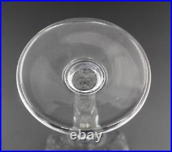 SAINT LOUIS CHANTILLY 4 VERRES à EAU EN CRISTAL H= 18 CM