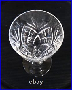 SAINT LOUIS CHANTILLY 6 VERRES A PORTO CRISTAL 14 cm