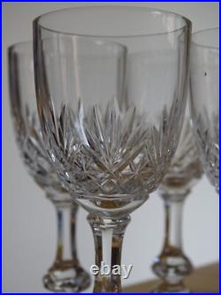 SAINT LOUIS CRISTAL 6 ANCIENS PETITS VERRES A LIQUEUR MASSENET TAILLER ht 9,5 cm SAINT LOUIS CRISTAL 6 ANCIENS PETITS VERRES A LIQUEUR MASSENET TAILLER ht 9,5 cm