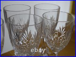 SAINT LOUIS CRISTAL 6 ANCIENS PETITS VERRES A LIQUEUR MASSENET TAILLER ht 9,5 cm SAINT LOUIS CRISTAL 6 ANCIENS PETITS VERRES A LIQUEUR MASSENET TAILLER ht 9,5 cm