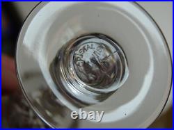 SAINT LOUIS CRISTAL 6 ANCIENS PETITS VERRES A LIQUEUR MASSENET TAILLER ht 9,5 cm SAINT LOUIS CRISTAL 6 ANCIENS PETITS VERRES A LIQUEUR MASSENET TAILLER ht 9,5 cm