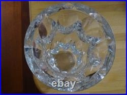 SAINT LOUIS CRISTAL TAILLER ANCIEN VASE MODELE D'ARTAGNAN ht 18 cm VERS 1960