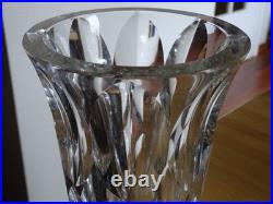 SAINT LOUIS CRISTAL TAILLER ANCIEN VASE MODELE D'ARTAGNAN ht 18 cm VERS 1960