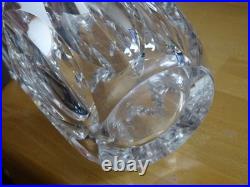 SAINT LOUIS CRISTAL TAILLER ANCIEN VASE MODELE D'ARTAGNAN ht 18 cm VERS 1960