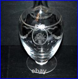 SAINT-LOUIS Carafe en cristal gravé SAPHO cristal de roche 3219