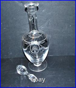 SAINT-LOUIS Carafe en cristal gravé SAPHO cristal de roche 3219