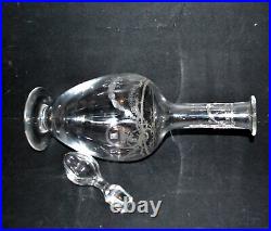 SAINT-LOUIS Carafe en cristal gravé SAPHO cristal de roche 3219