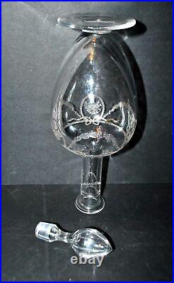 SAINT-LOUIS Carafe en cristal gravé SAPHO cristal de roche 3219
