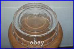 SAINT-LOUIS Coupe à Fruits Cristal environ 23 cm de large