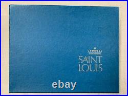 SAINT-LOUIS France Suite 6 VERRES a LIQUEUR Modele AVIGNON Cristal signe boite
