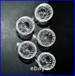 SAINT-LOUIS Lot 5 verres liqueur en cristal modèle 1930 METRA Taille 4593