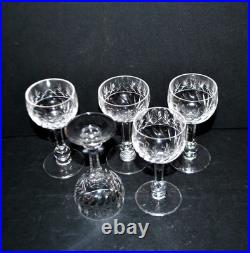 SAINT-LOUIS Lot 5 verres liqueur en cristal modèle 1930 METRA Taille 4593