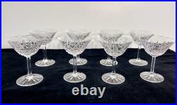 SAINT LOUIS Lot De 8 COUPES À CHAMPAGNE CRISTAL MODELE TARN SIGNÉ TRÈS BON ÉTAT
