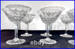 SAINT LOUIS Lot De 8 COUPES À CHAMPAGNE CRISTAL MODELE TARN SIGNÉ TRÈS BON ÉTAT