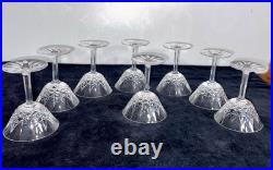 SAINT LOUIS Lot De 8 COUPES À CHAMPAGNE CRISTAL MODELE TARN SIGNÉ TRÈS BON ÉTAT
