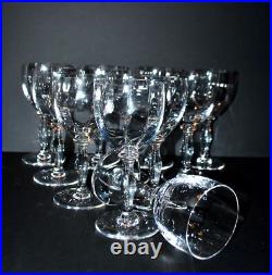 SAINT-LOUIS Lot de 11 Verres à vin Manon Lasalle CRISTAL 2e choix H15.5cm