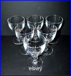 SAINT-LOUIS Lot de 11 Verres à vin TRIANON en cristal uni 2e choix H12cm